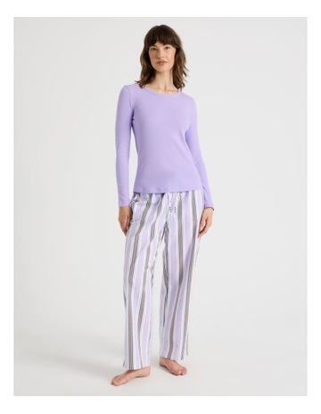 Lilac Stripe Print colour