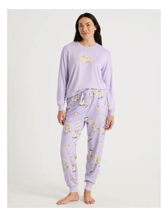 Pyjama Set in Winter Bears Print