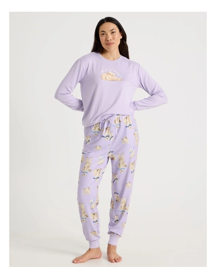 Pyjama Set in Winter Bears Print image 3