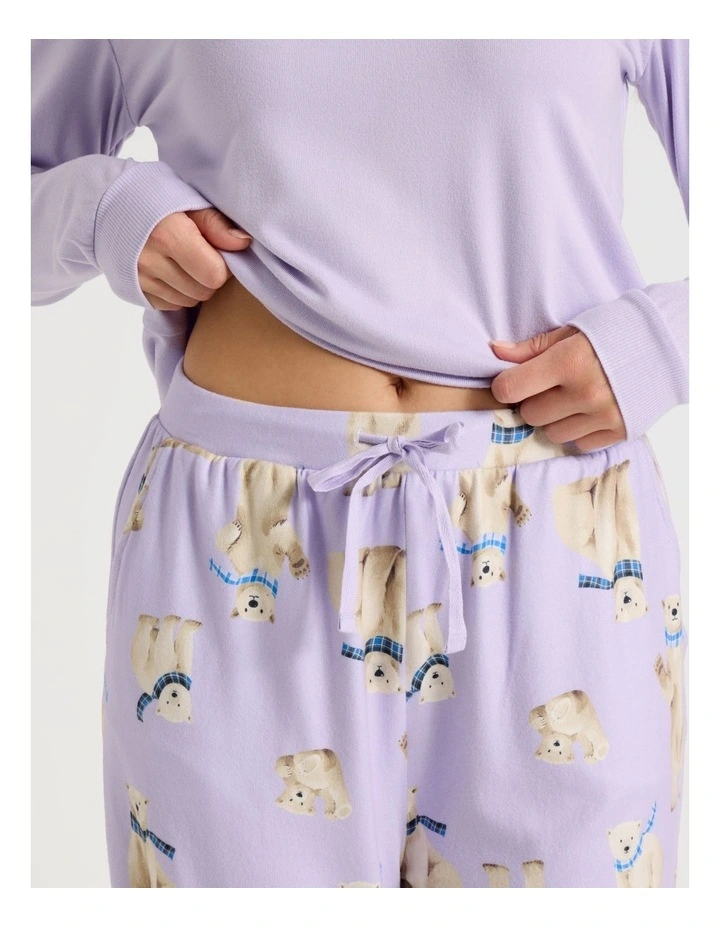 Pyjama Set in Winter Bears Print image 4