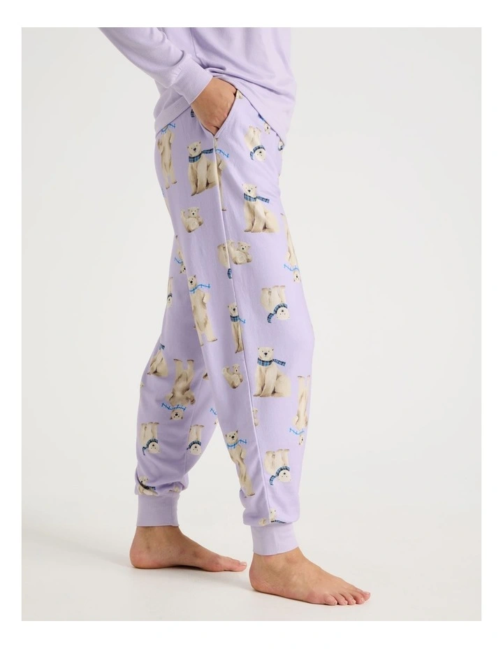 Pyjama Set in Winter Bears Print image 7