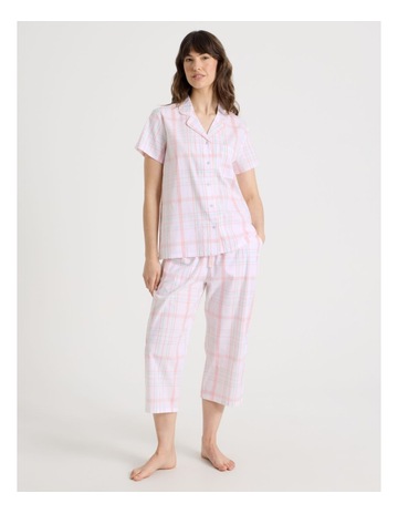 Pink/Green Check colour