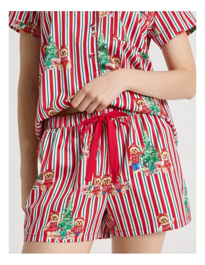 Charity Cotton Sateen Short Sleeve Pyjama Set in Charity Bear image 5