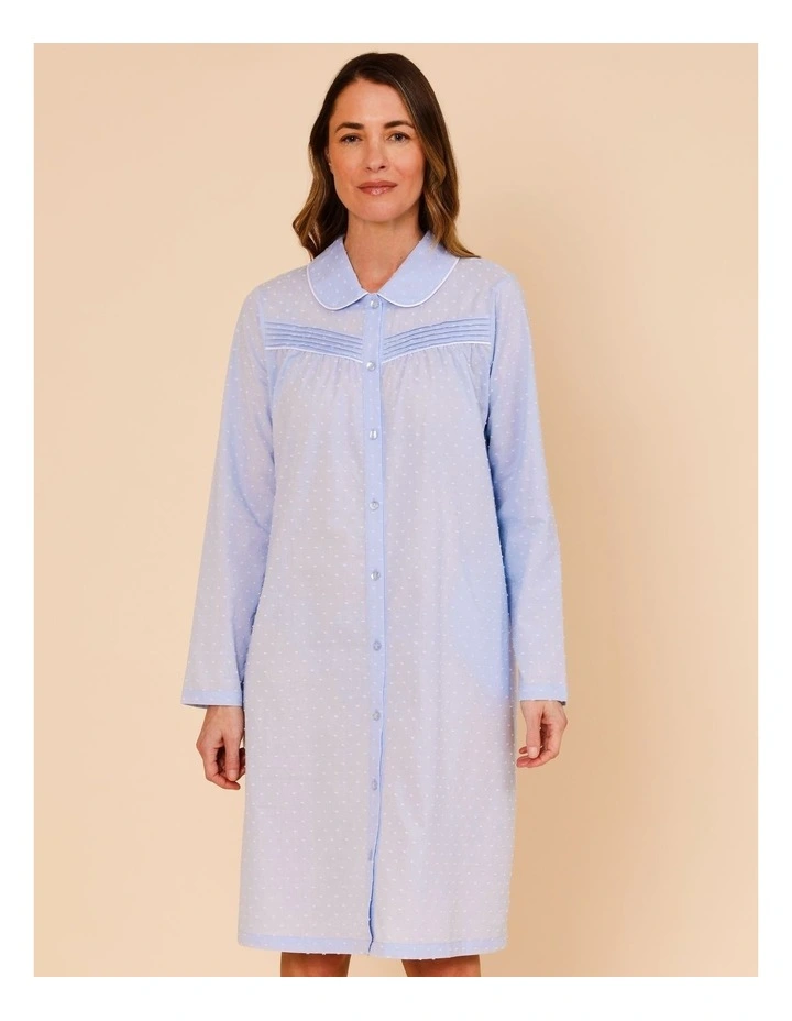 Timeless Clipdot Brunch Coat in Soft Blue image 1