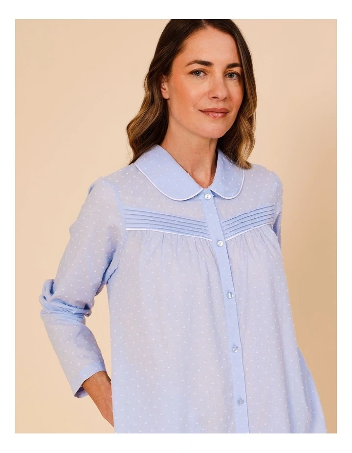 Timeless Clipdot Brunch Coat in Soft Blue image 2