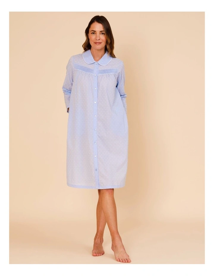 Timeless Clipdot Brunch Coat in Soft Blue image 3
