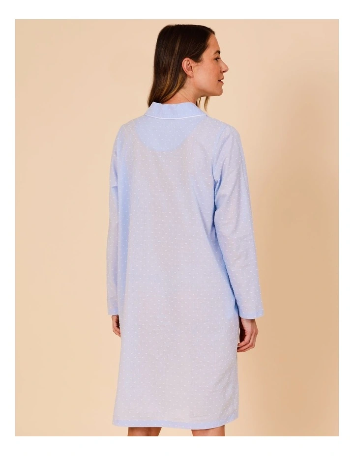 Timeless Clipdot Brunch Coat in Soft Blue image 4