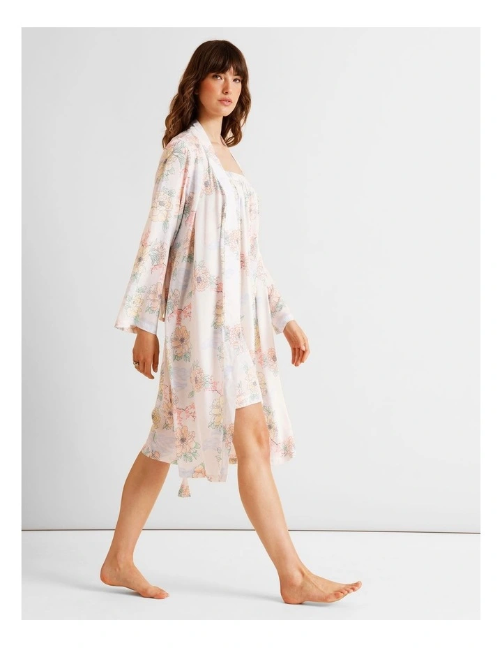 Serene Woven Robe in Summer Floral Print image 1