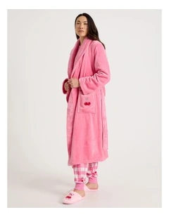 Novelty Robe in Cherry Pink
