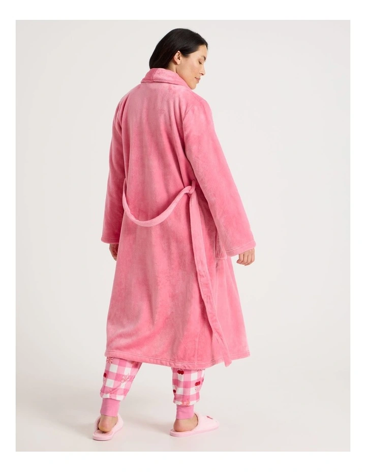 Novelty Robe in Cherry Pink image 6