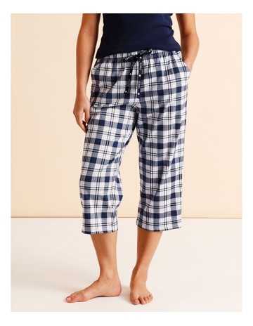 Navy Check Print colour