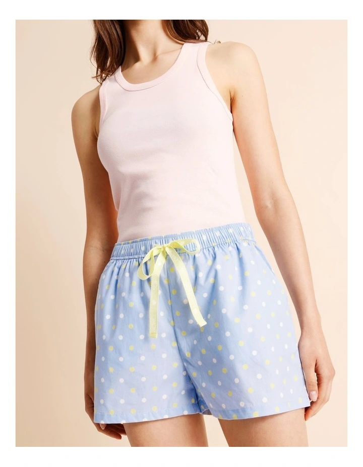 Essentials Woven PJ Short in Multi Spot Print image 1