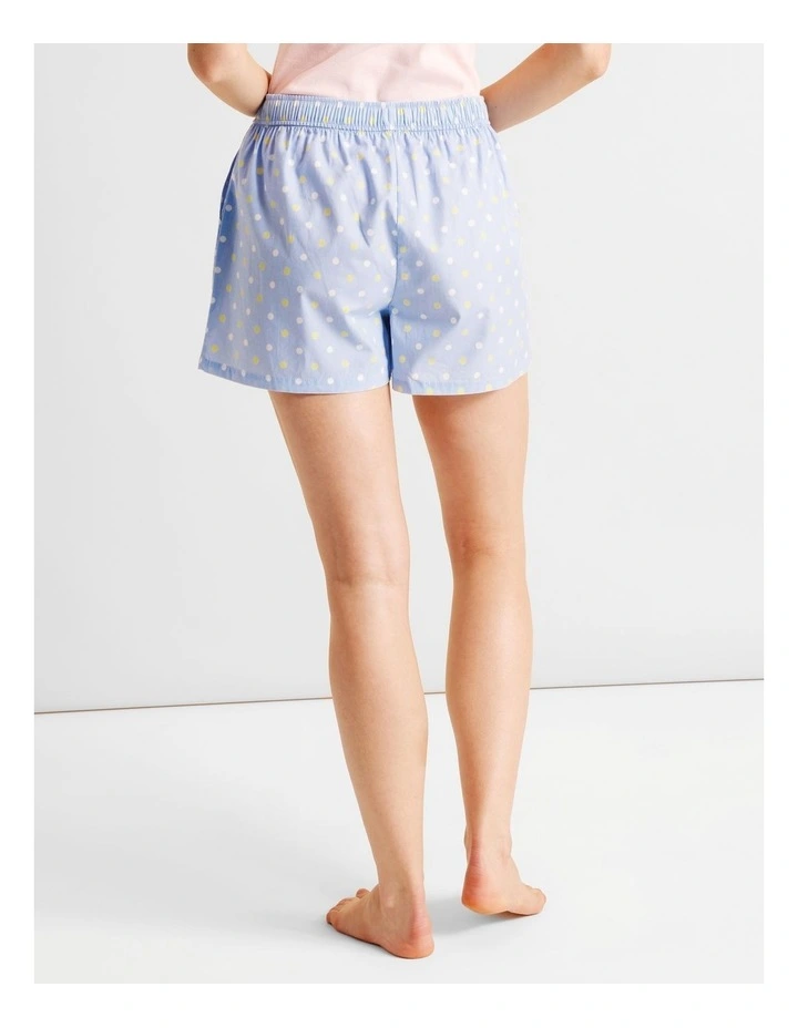 Essentials Woven PJ Short in Multi Spot Print image 5