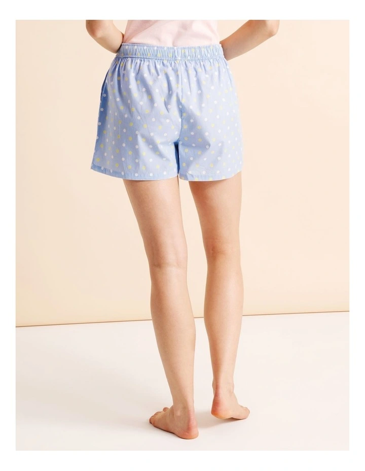 Essentials Woven PJ Short in Multi Spot Print image 5