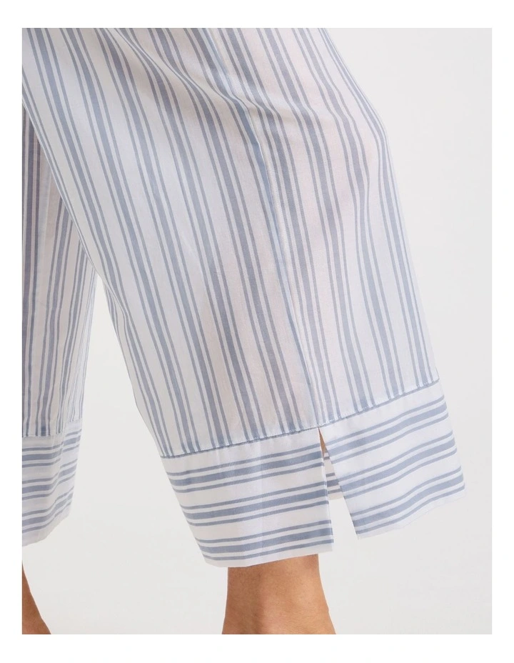 Woven 7/8 Sleep Pants in Winter Stripe image 5
