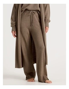 Knit Sleep Pants in Malt Marle