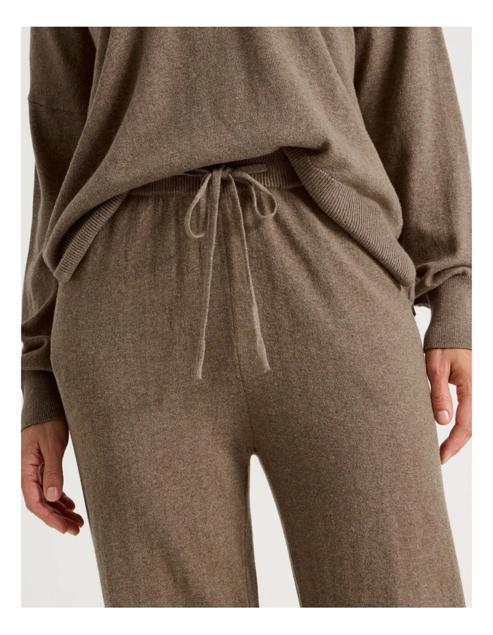 Knit Sleep Pants in Malt Marle image 5