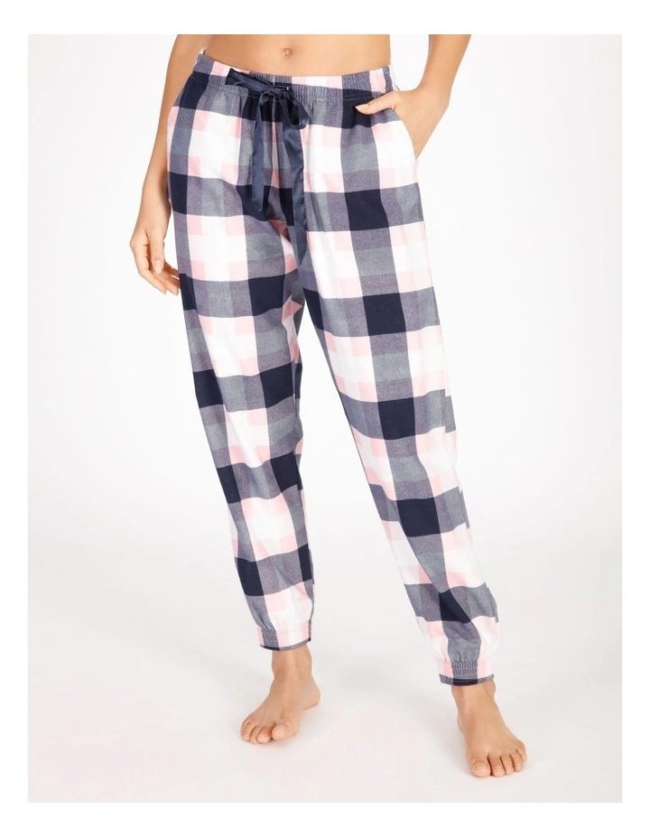 Flannel cuffed pants clearance