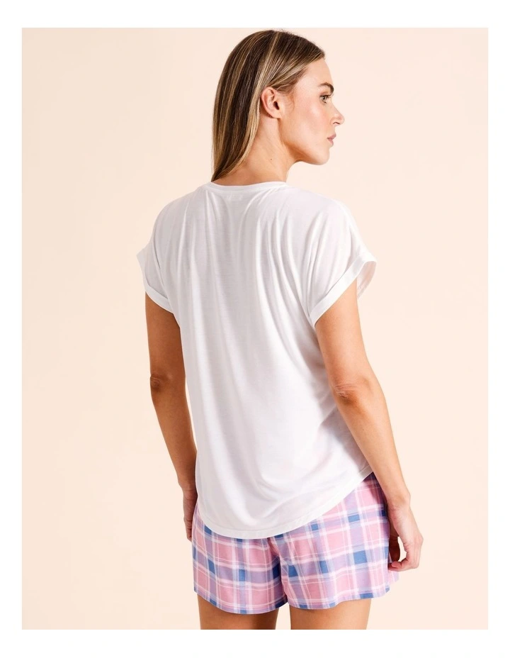 Everyday PVE Short Sleeve Tee in Pink Heart image 4