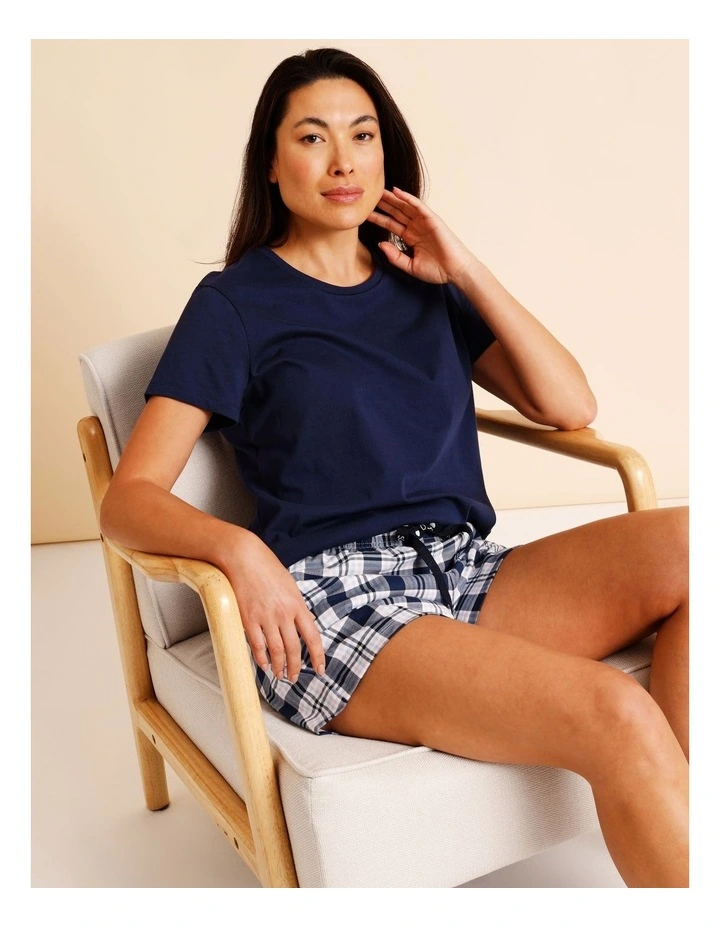 Essentials Short Sleeve T-Shirt in Navy image 1