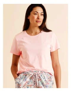 Essentials Short Sleeve T-Shirt in Light Pink