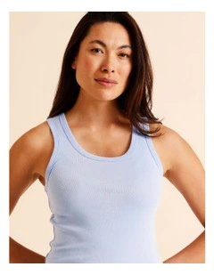 Essentials Tank Top in Light Blue