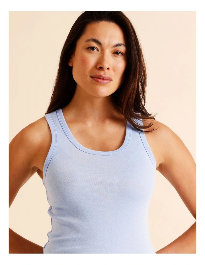 Essentials Tank Top in Light Blue image 1