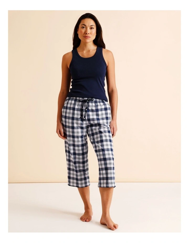 Essentials Tank Top in Navy image 2