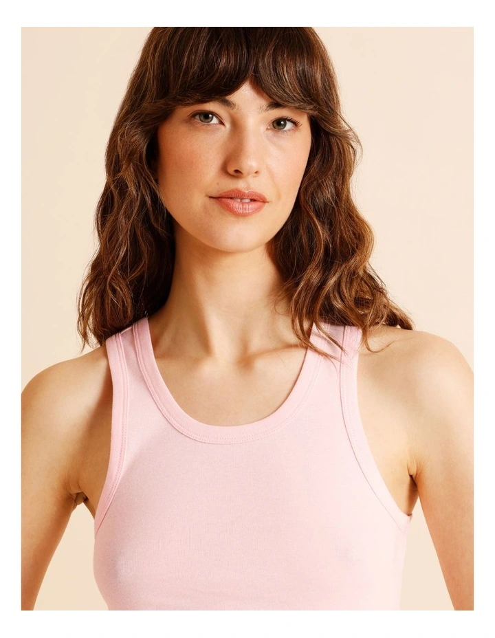 Essentials Tank Top in Pale Pink image 2