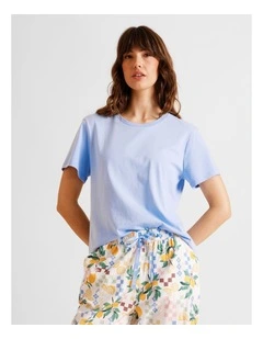 Essentials Short Sleeve T-Shirt in Light Blue