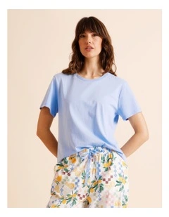 Essentials Short Sleeve T-Shirt in Light Blue