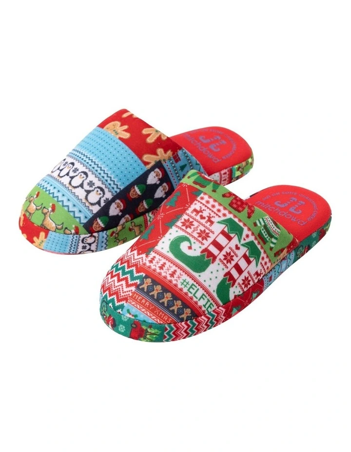 Wrapping Paper Slippers in Assorted image 1