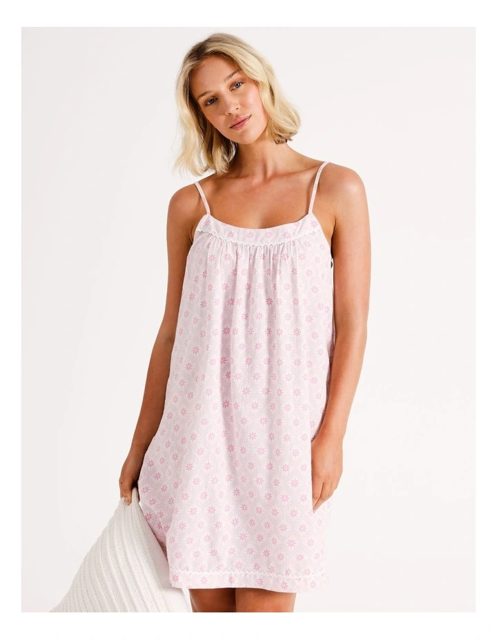 Organic Cotton Chemise in Italian Tile image 1