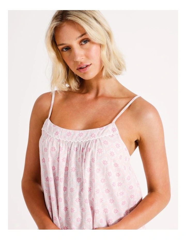 Organic Cotton Chemise in Italian Tile image 2
