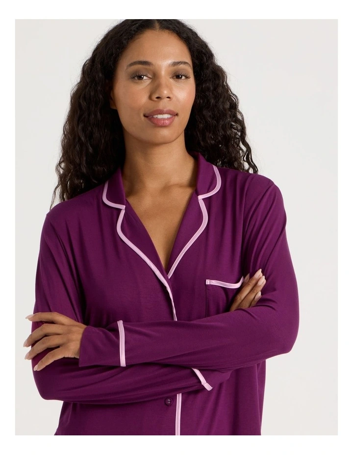 Pure Comfort Binding Nightshirt in Magenta image 3