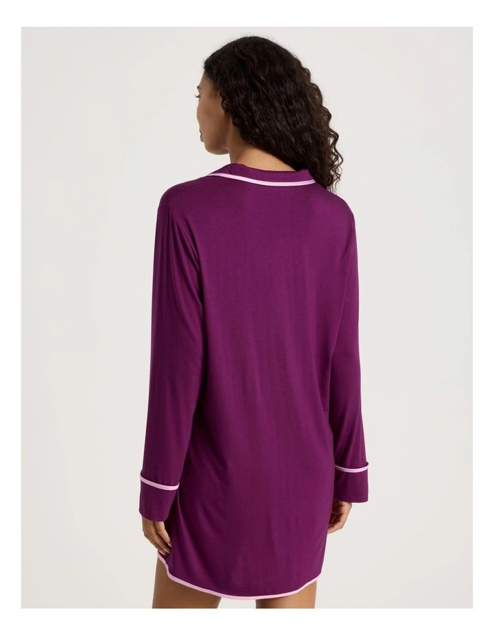 Pure Comfort Binding Nightshirt in Magenta image 6