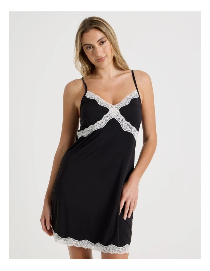 Aurora Chemise in Black image 1