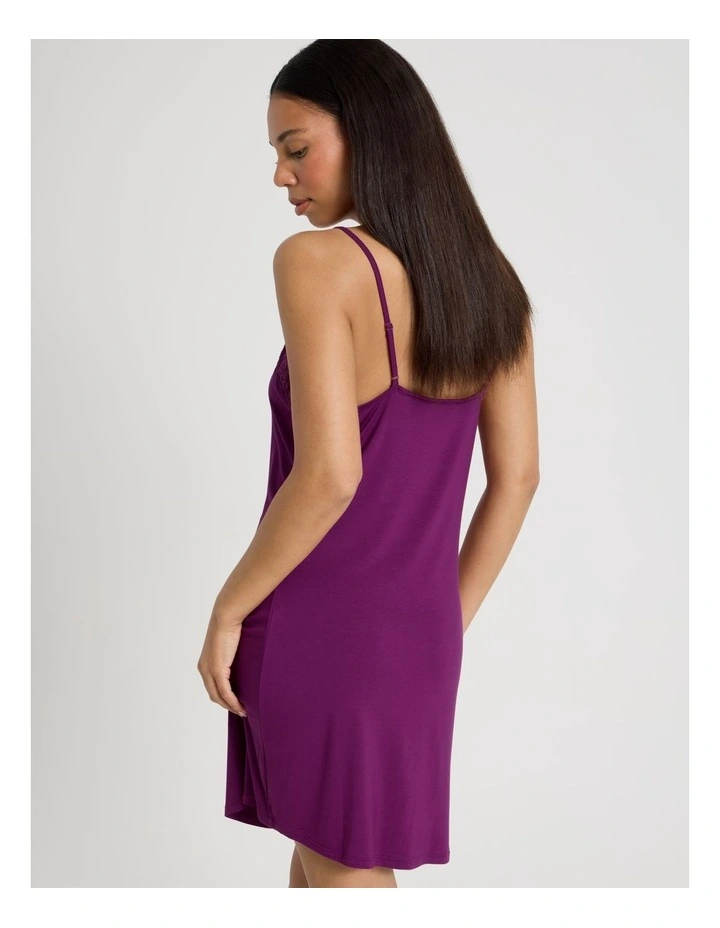 Pure Comfort Lace Chemise in Berry image 5