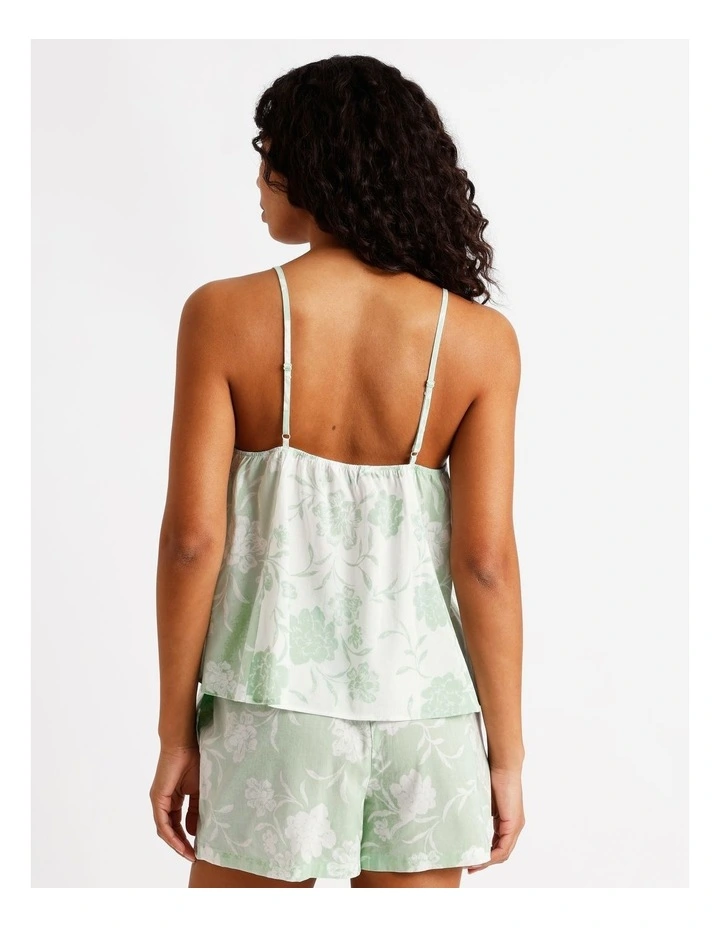 Serene Relaxed Cami Boxer Set in Gardenial Floral image 6