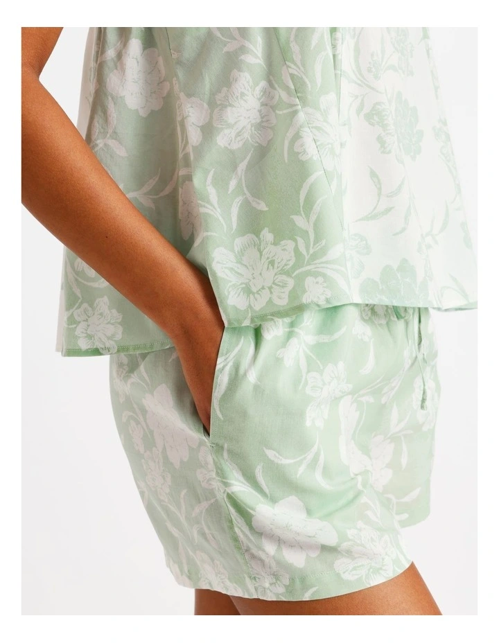 Serene Relaxed Cami Boxer Set in Gardenial Floral image 7