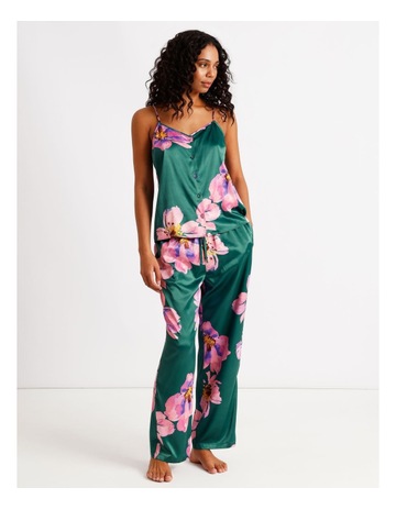 Teal Floral Print colour