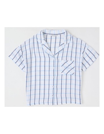 White Window Check Y colour