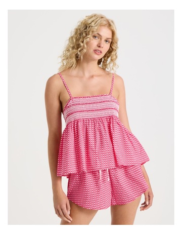 Chilli Red Gingham P colour