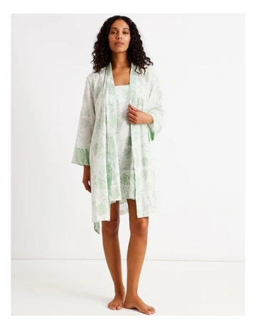 Serene Robe in Gardenial Floral