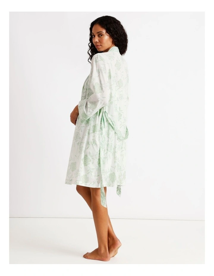 Serene Robe in Gardenial Floral image 4