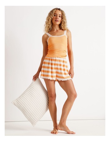 Peach Y/D Stripe colour
