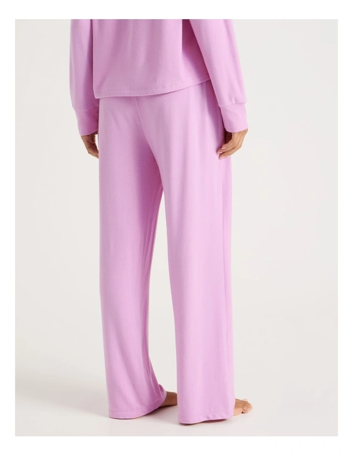 Cosy Supersoft Wide Leg Pant in Fairy Floss Pink image 5