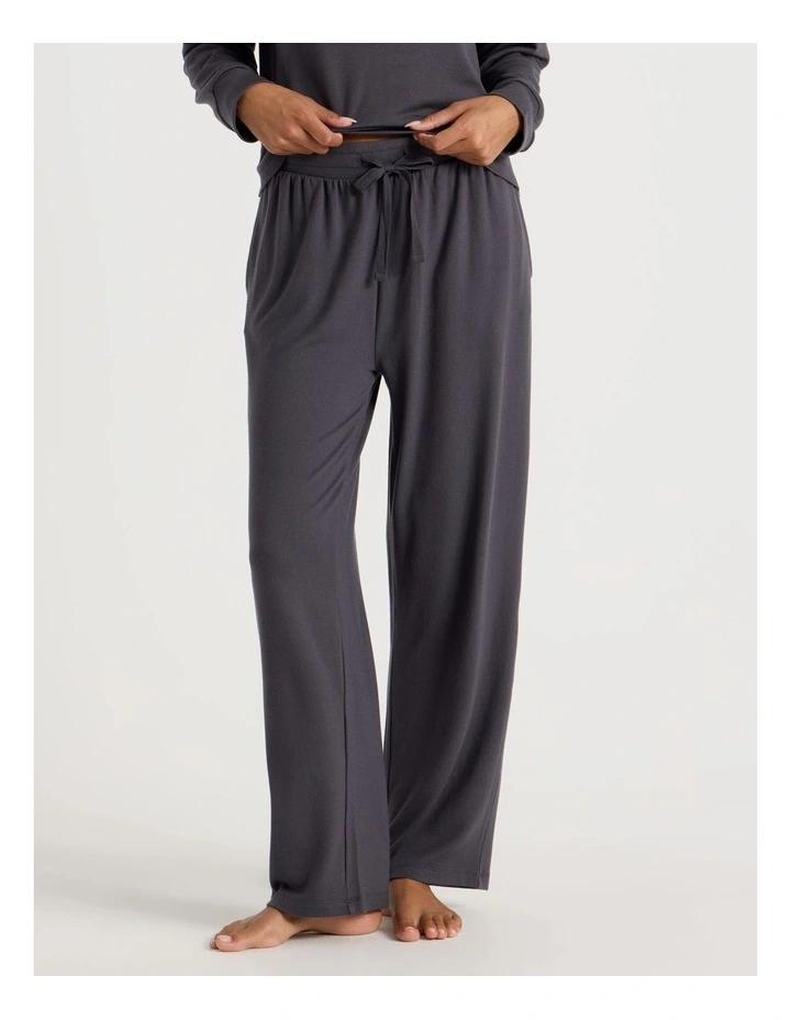 Cosy Supersoft Wide Leg Pant in Charcoal image 1