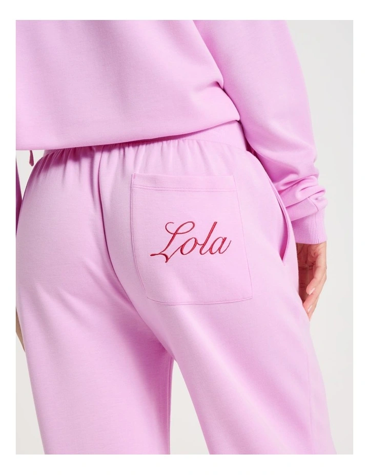 Lola Scuba Ruched Pant in Fairy Floss Pink image 5