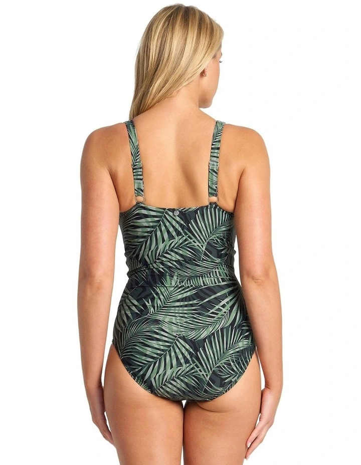 Lombok DD/E Twist Ruched One Piece in Black image 2